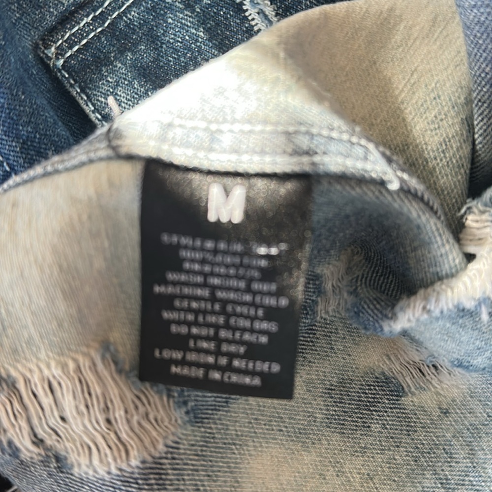 Distressed Denim Jacket - Picture 3 of 5